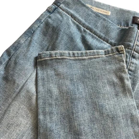 NYDJ Blue Alina Pull On Ankle Jeans 6 - Picture 2 of 4